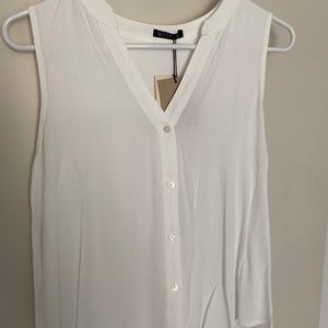 Women's tank top blouse white